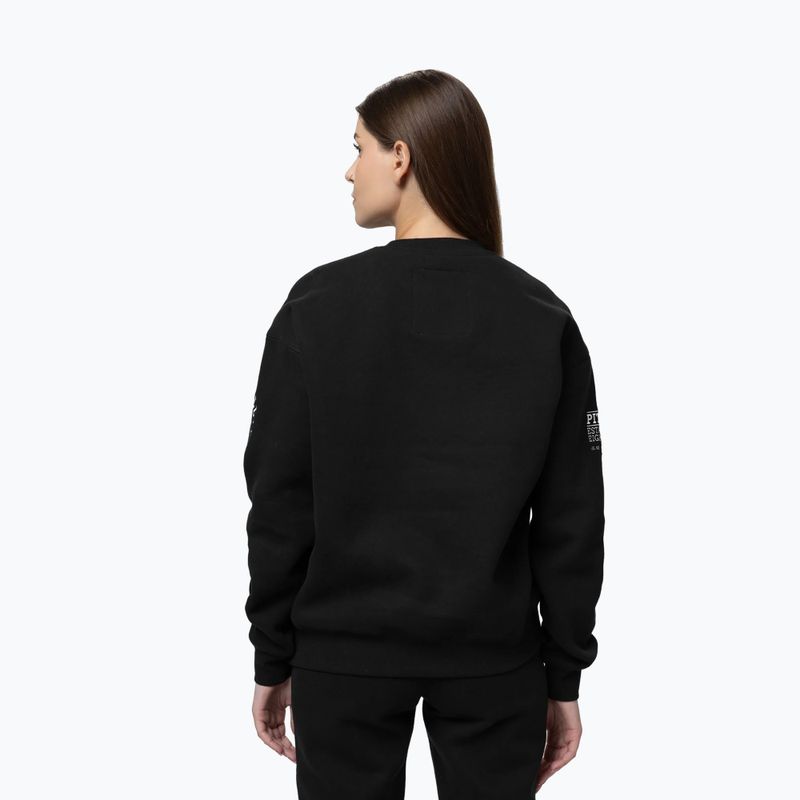 Damen-Sweatshirt Pitbull Crewneck Fiora black/black 3