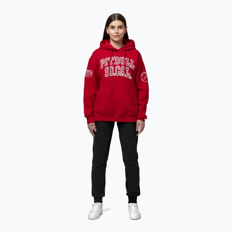 Damen Hoodie Pitbull Fiora Hooded wild red 2