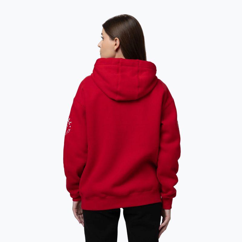 Damen Hoodie Pitbull Fiora Hooded wild red 3