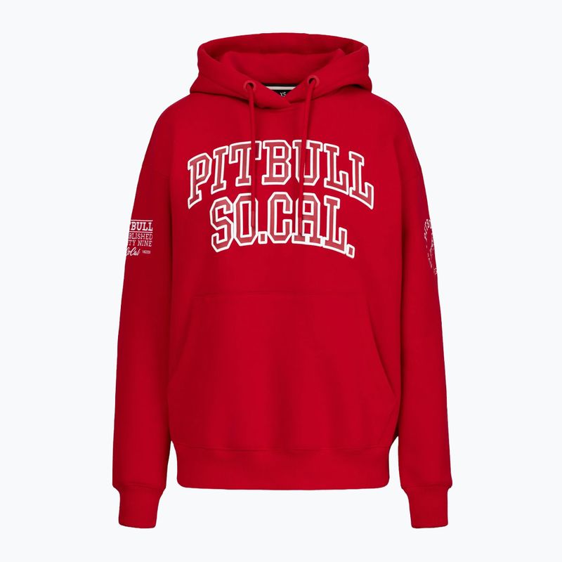 Damen Hoodie Pitbull Fiora Hooded wild red 4