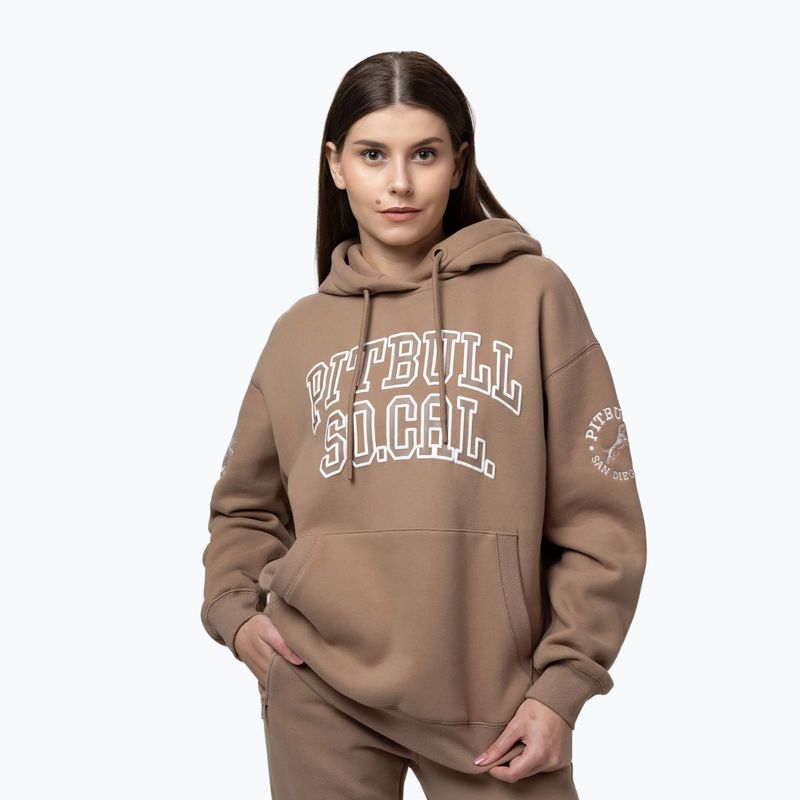Damen Hoodie Pitbull Fiora Hooded chocolate mousse 2