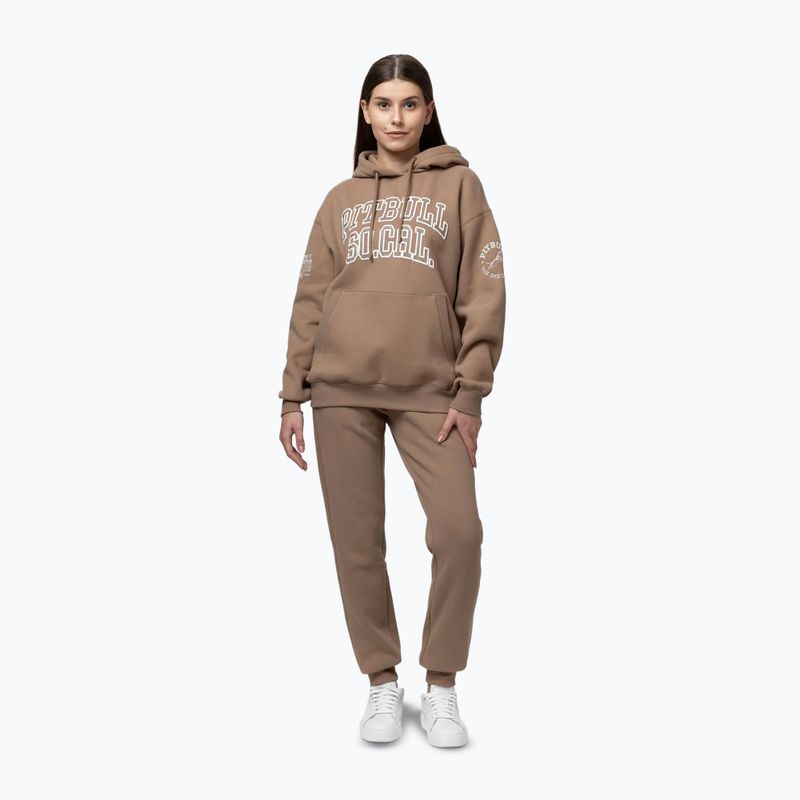 Damen Hoodie Pitbull Fiora Hooded chocolate mousse 3