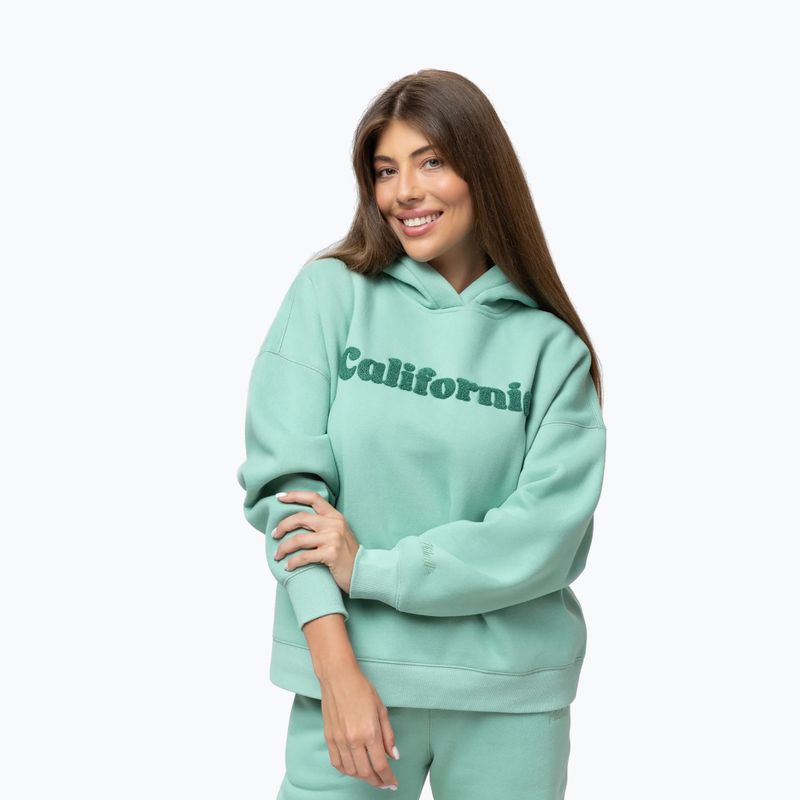 Damen-Hoodie Pitbull California Hooded light mint 4