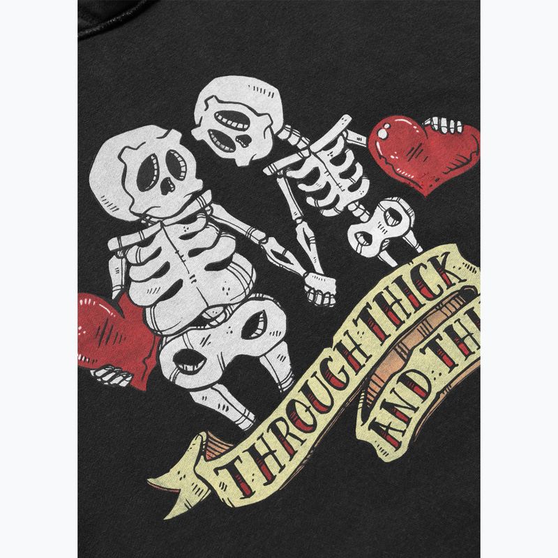 Damen-Hoodie Pitbull Thick & Thin Hooded dark graphite 7