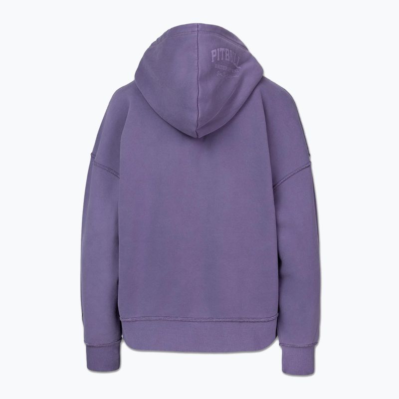 Damen Hoodie Pitbull Love Bites Hodded dusty grape 5