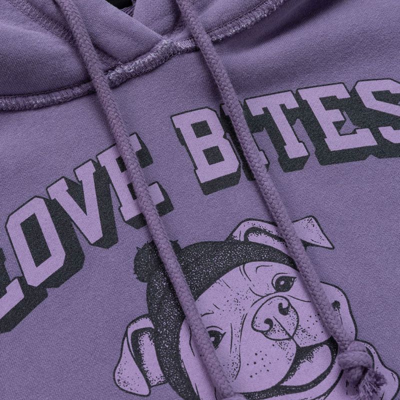 Damen Hoodie Pitbull Love Bites Hodded dusty grape 6