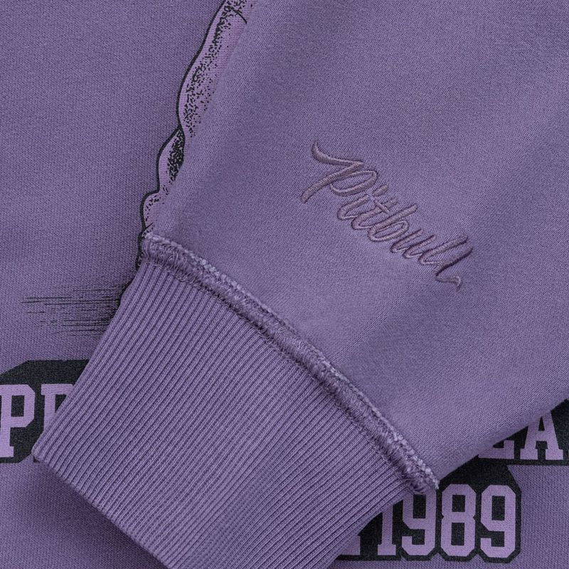 Damen Hoodie Pitbull Love Bites Hodded dusty grape 8