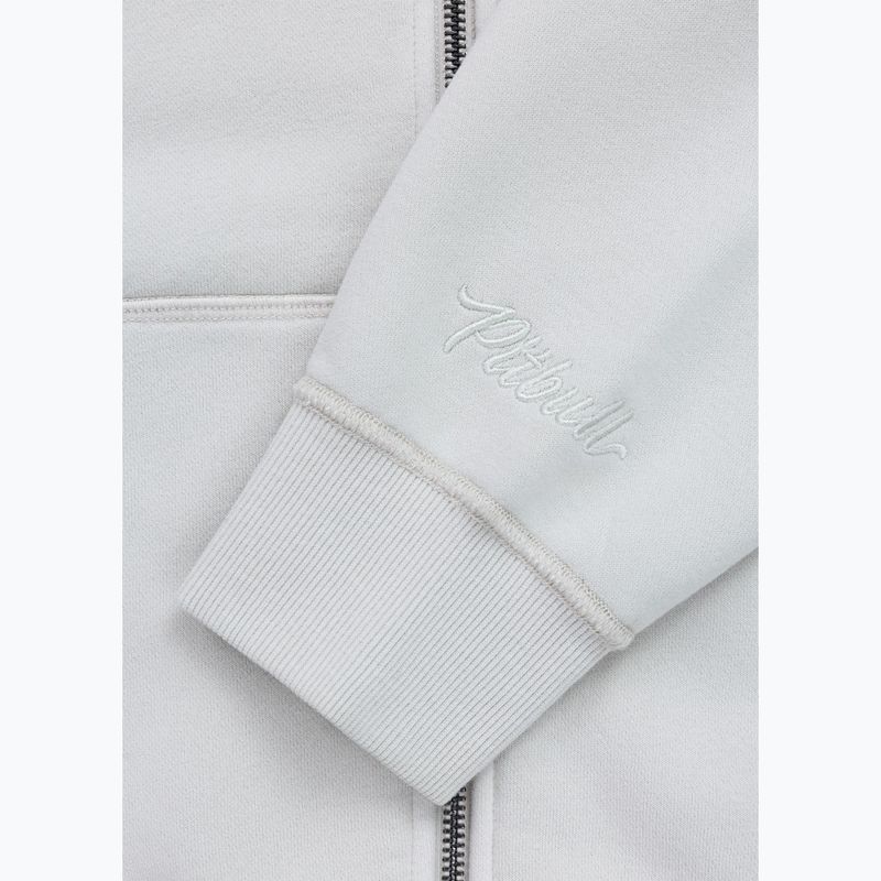 Damen Zip-Hoodie Pitbull Santa Muerte Hooded Zip white stone 13