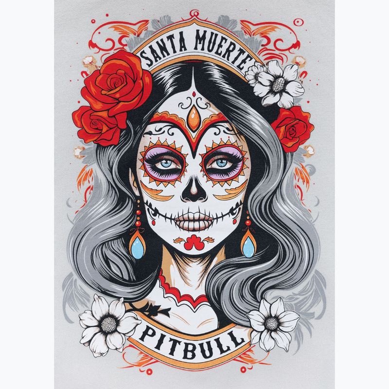 Damen Zip-Hoodie Pitbull Santa Muerte Hooded Zip white stone 15