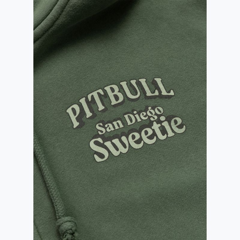 Damen-Hoodie Pitbull Sweetie Hooded Zip sage green 9