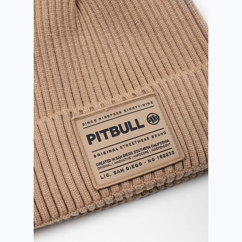 Wintermütze Pitbull Beanie Dock sand 2