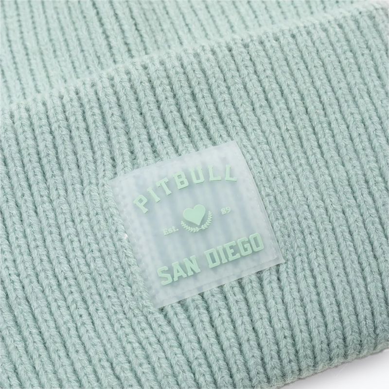 Wintermütze Pitbull Beanie Love PB light mint 2
