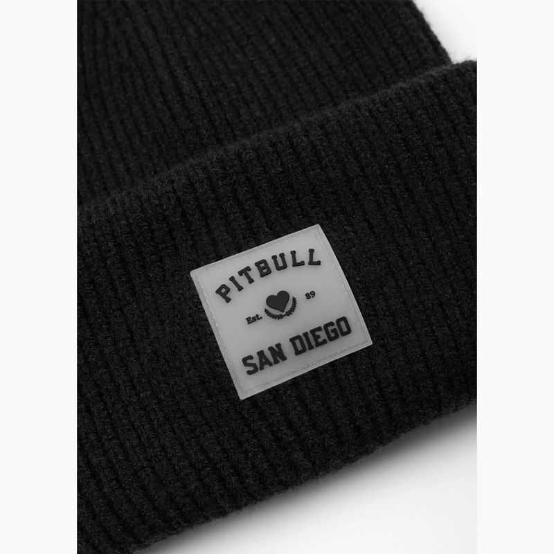 Wintermütze Pitbull Beanie Love PB black 2