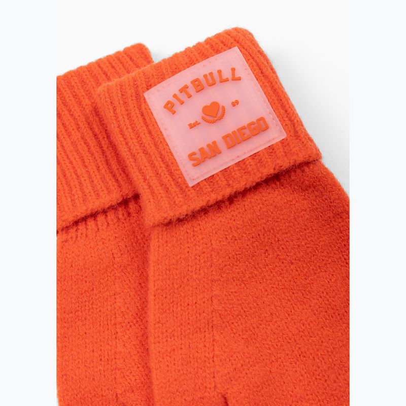 Handschuhe Pitbull Love PB fluorescent orange 2