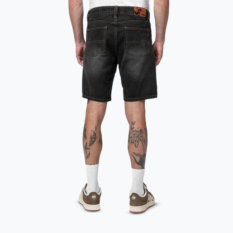 Pitbull Bayside Jeans Pocket Herrenshorts schwarz 3