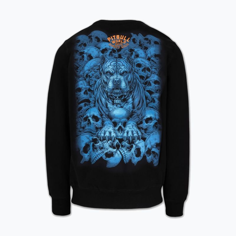 Herren-Sweatshirt Pitbull Crewneck Guardian Angel black 2