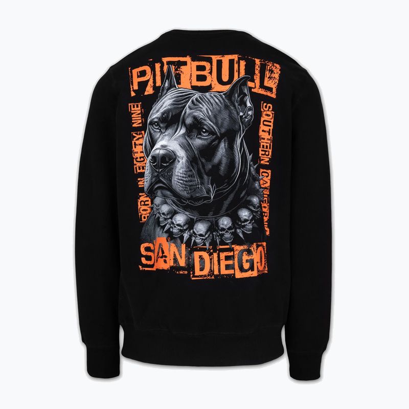 Herren-Sweatshirt Pitbull Crewneck Blacky black 6