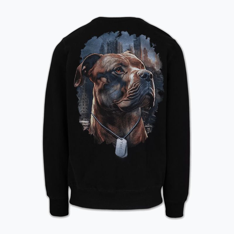 Herren Sweatshirt Pitbull Crewneck Hero black 2