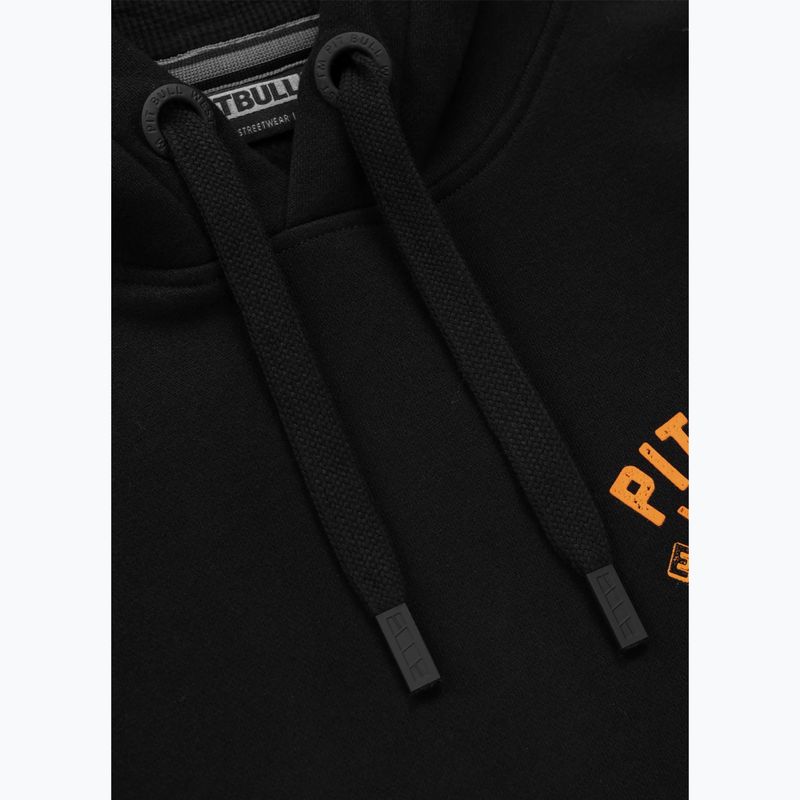 Herren Hoodie Pitbull Guardian Angel Hooded black 3