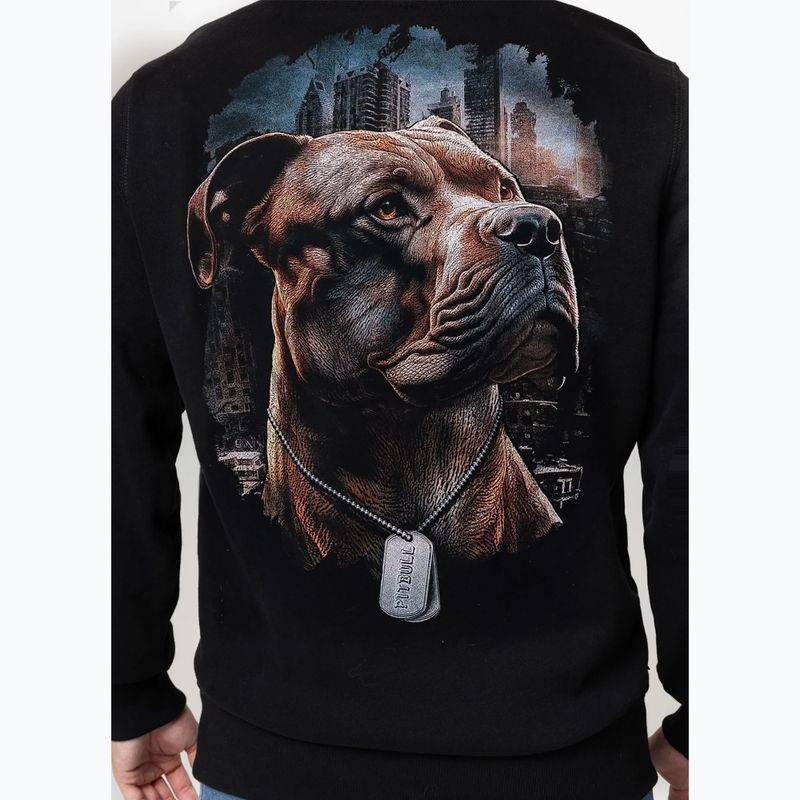 Herren Hoodie Pitbull Hero Hooded black 3
