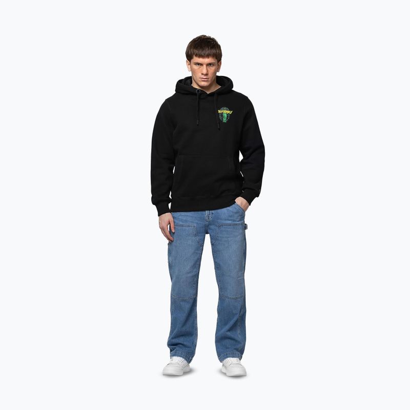 Herren Hoodie Pitbull Bjj Fight Dvsn Hooded black 2