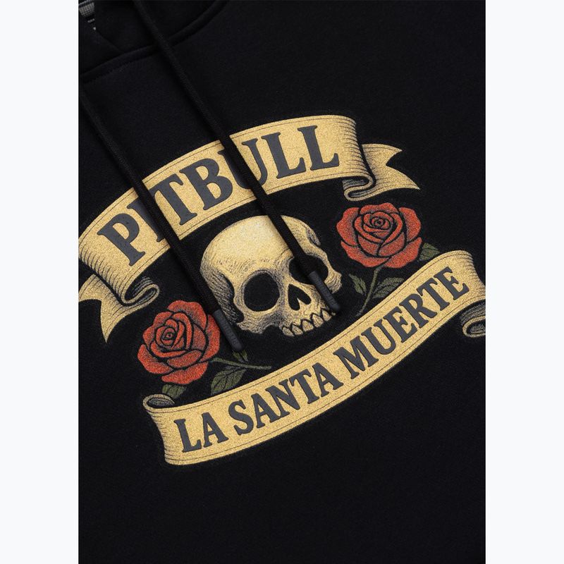 Damen-Hoodie Pitbull La Santa Muerte Hooded black 8