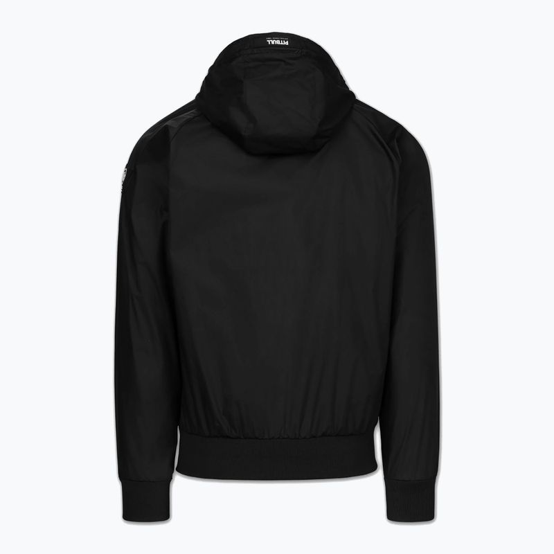 Herrenjacke Pitbull Athletic Logo Nylon Hooded black 6