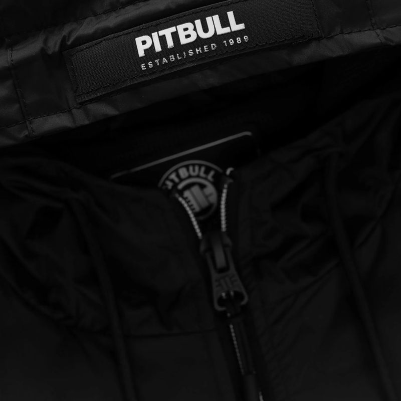 Herrenjacke Pitbull Athletic Logo Nylon Hooded black 9