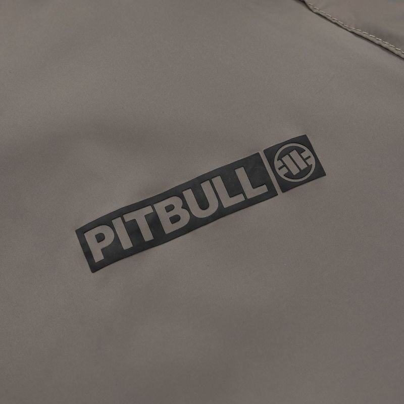 Herrenjacke Pitbull Athletic Logo Nylon Hooded taupe 8