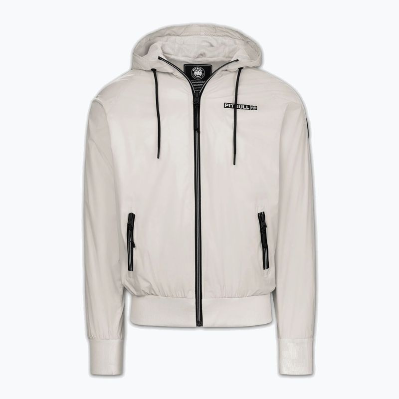 Herrenjacke Pitbull Athletic Logo Nylon Hooded light sand 5