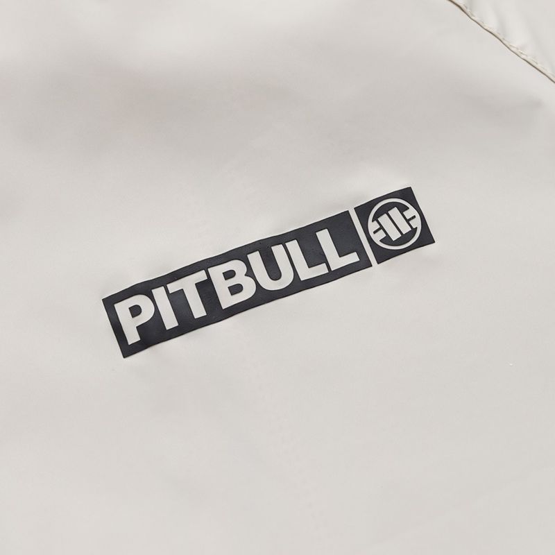 Herrenjacke Pitbull Athletic Logo Nylon Hooded light sand 9