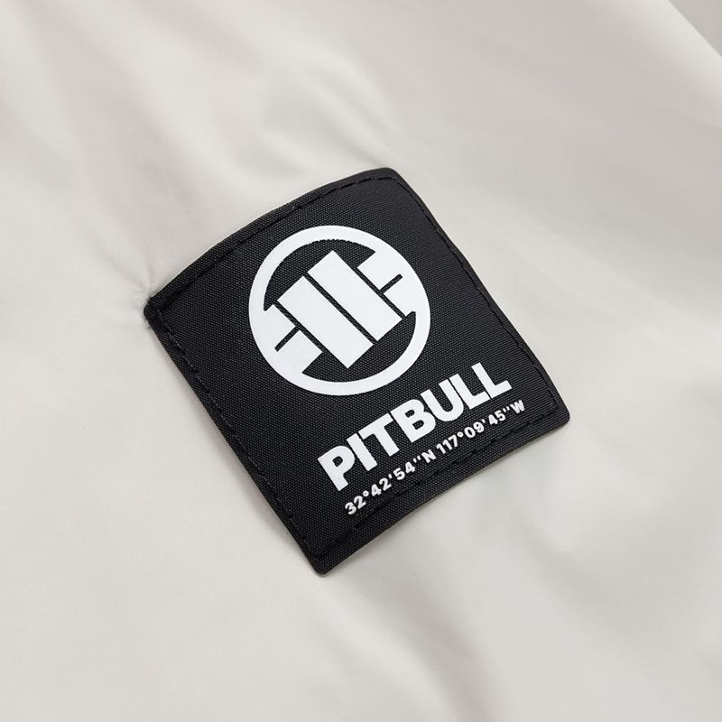 Herrenjacke Pitbull Athletic Logo Nylon Hooded light sand 10