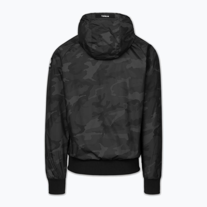 Herrenjacke Pitbull Athletic Logo Nylon Hooded black 7