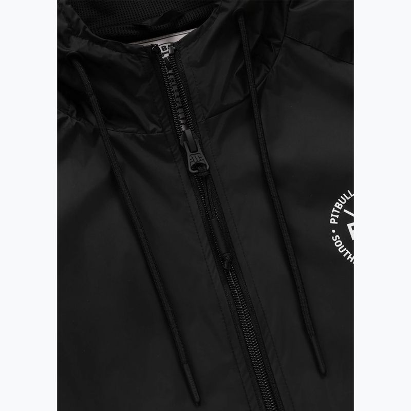 Herrenjacke Pitbull Athletic Tape Nylon Hooded black 5