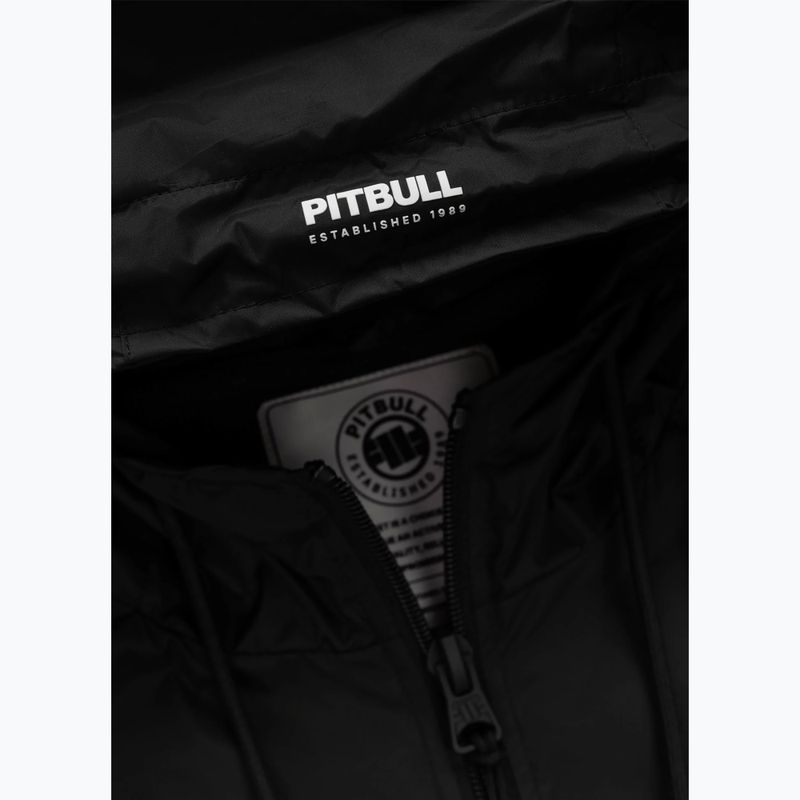 Herrenjacke Pitbull Athletic Tape Nylon Hooded black 6