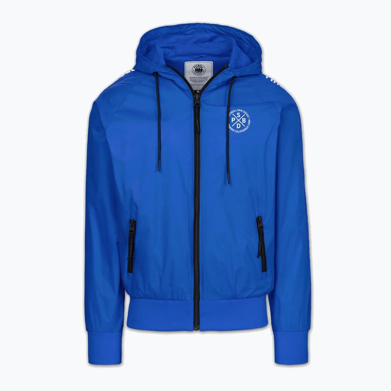 Herrenjacke Pitbull Athletic Tape Nylon Hooded electric blue 5