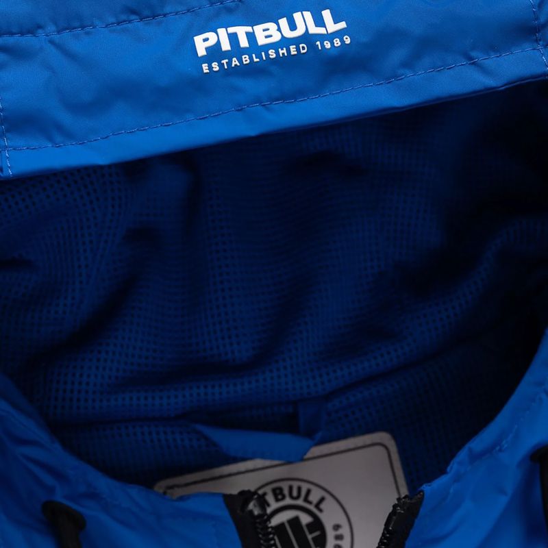 Herrenjacke Pitbull Athletic Tape Nylon Hooded electric blue 11