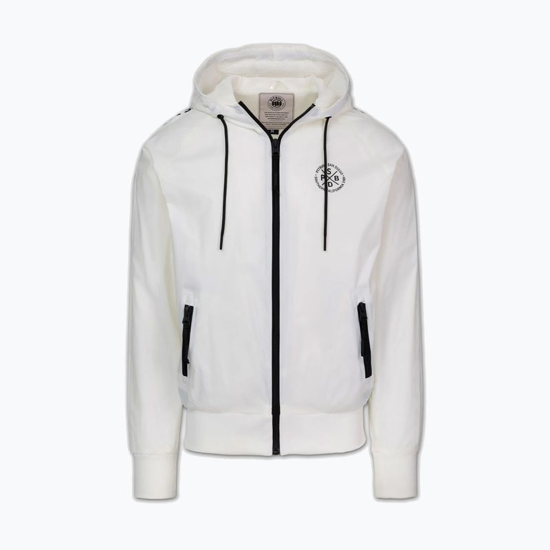 Herrenjacke Pitbull Athletic Tape Nylon Hooded off white 4