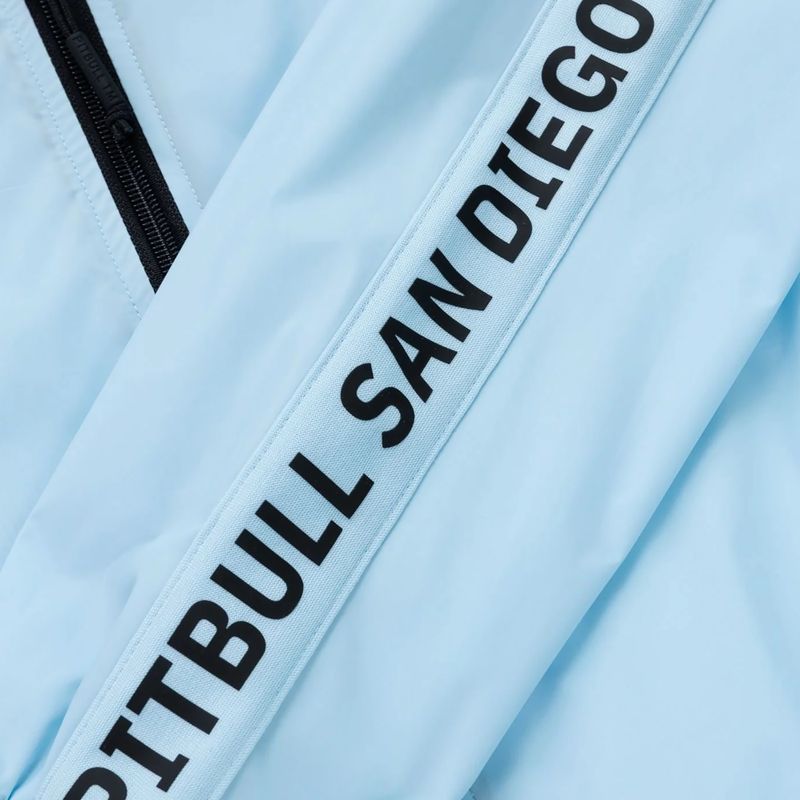 Herrenjacke Pitbull Athletic Tape Nylon Hooded light blue 10