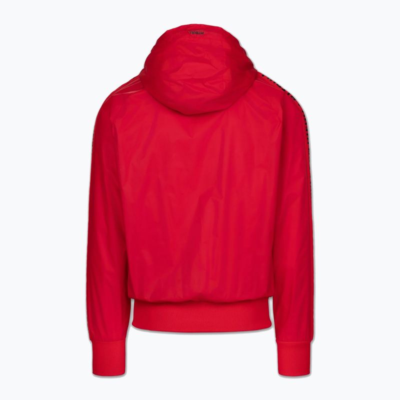 Herrenjacke Pitbull Athletic Tape Nylon Hooded red 7