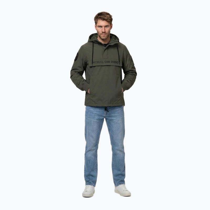 Herrenjacke Pitbull Meandro Kangaroo dark olive 2