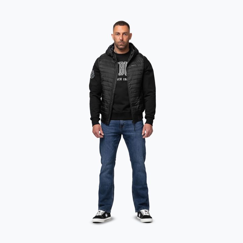 Herrenweste Pitbull Hofer Hybrid Padded Hooded black 2