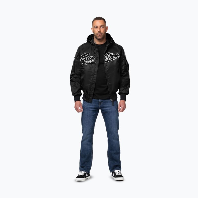 Herrenjacke Pitbull Aero Flight Hooded black 2