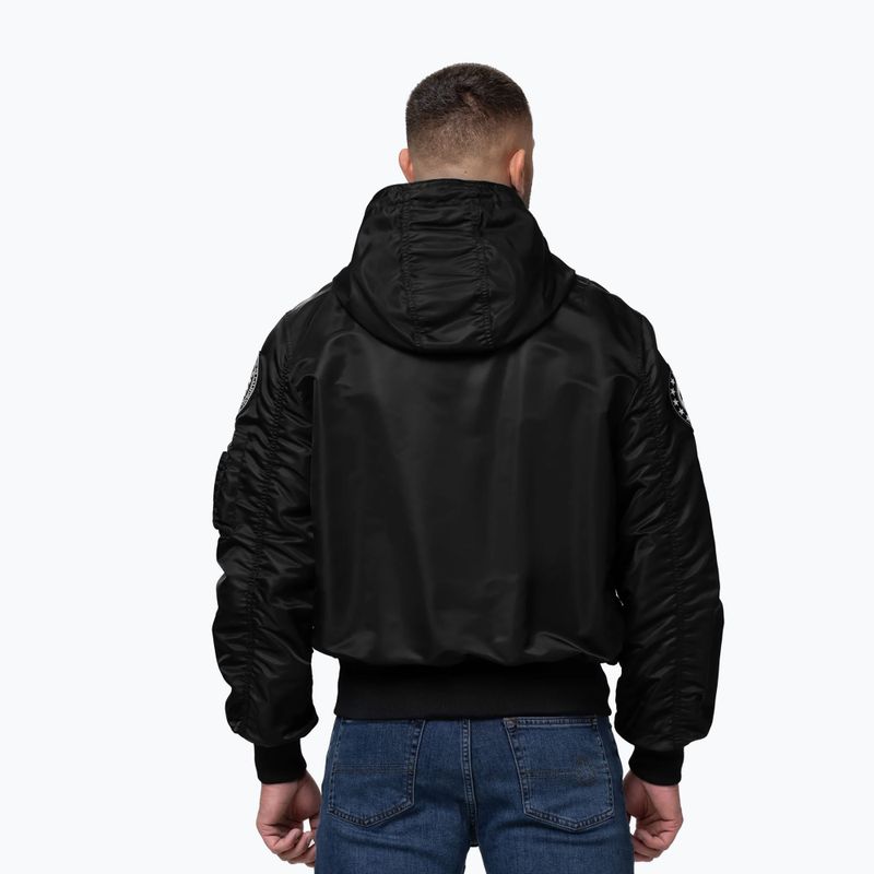 Herrenjacke Pitbull Aero Flight Hooded black 3