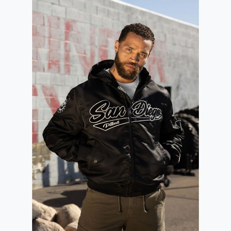 Herrenjacke Pitbull Aero Flight Hooded black 15