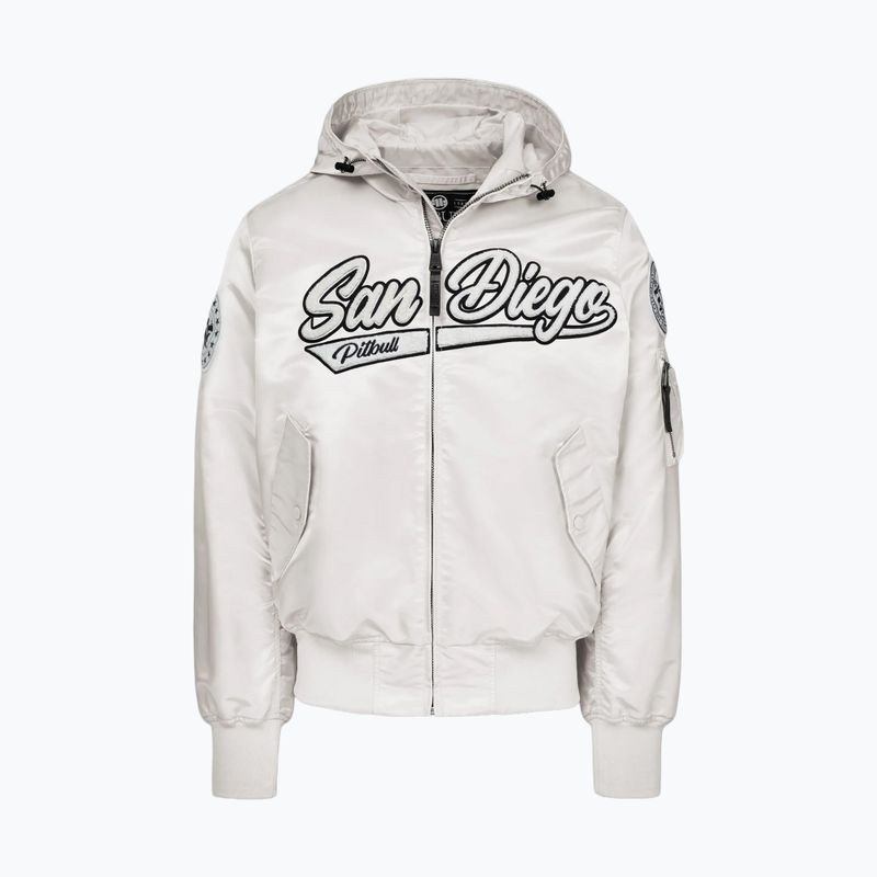 Herrenjacke Pitbull Aero Flight Hooded off white 5