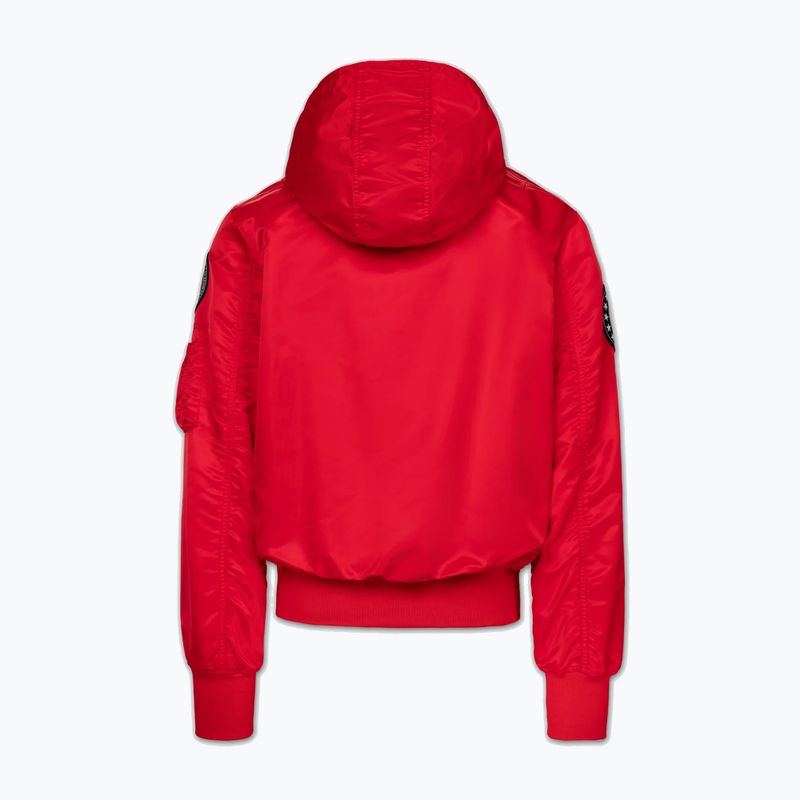 Herrenjacke Pitbull Aero Flight Hooded fluo/red 6