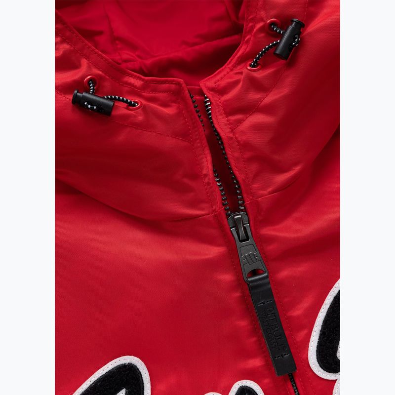 Herrenjacke Pitbull Aero Flight Hooded fluo/red 14