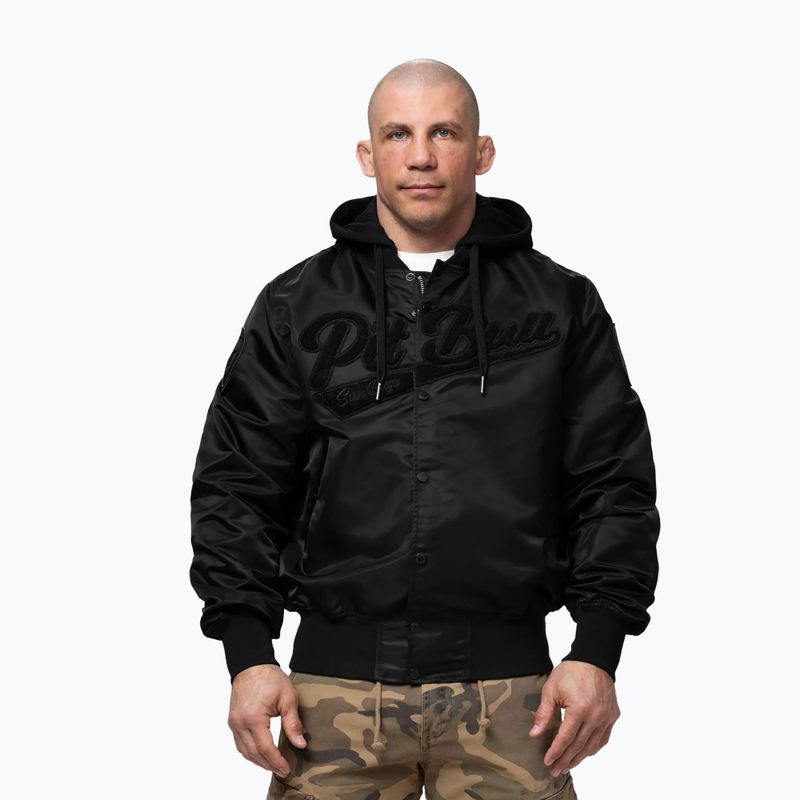 Herrenjacke Pitbull Mason San Diego Baseball Hooded black 4