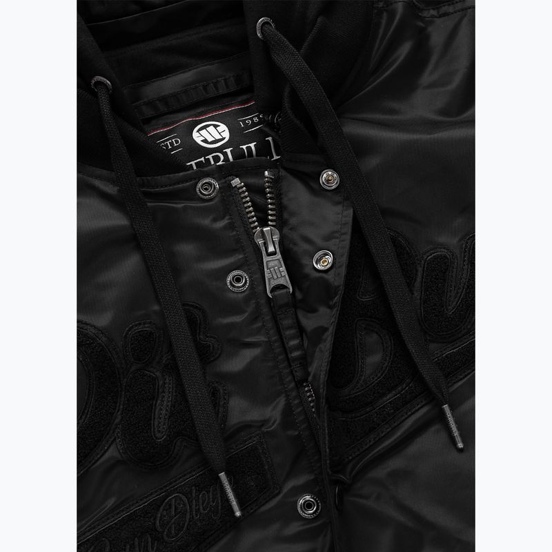 Herrenjacke Pitbull Mason San Diego Baseball Hooded black 7